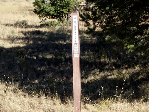 GDMBR: The 'El Malpais' Wilderness is always just to our right hand side.